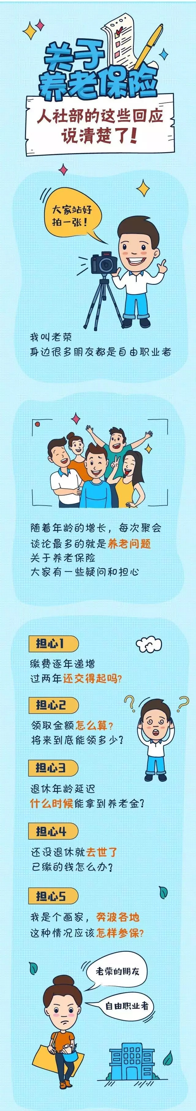 養老金能領多少？異地參保怎么辦？人社部的回應說清楚了!